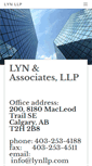 Mobile Screenshot of lynllp.com